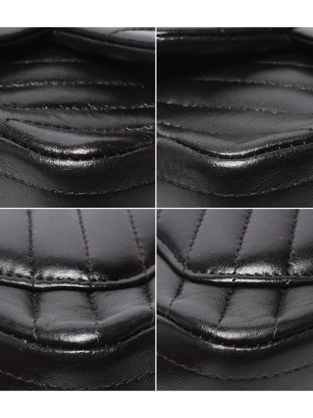 Chanel Chain Shoulder Bag Mini Quilted Stitch Single Flap Gold Chez Blanc - Picture 5 of 10